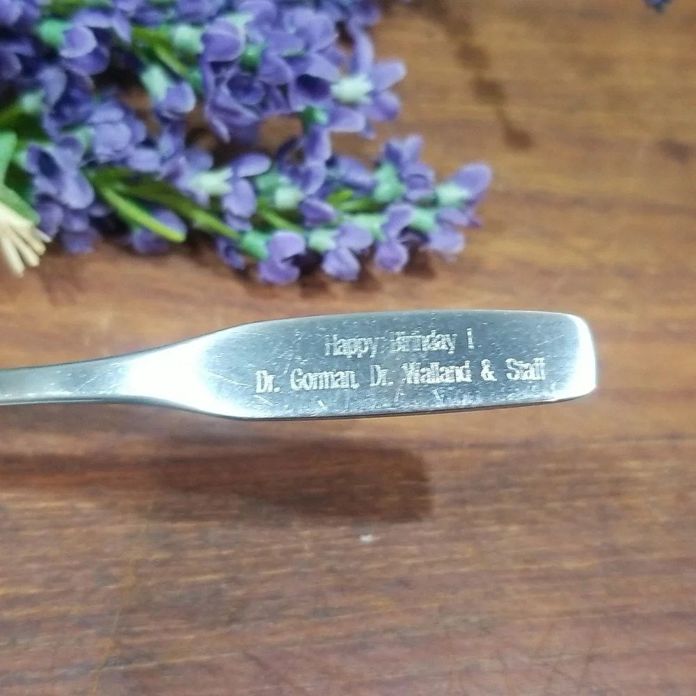 COMMUNITY Stainless BABY SPOON engraved